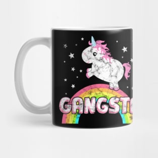 Cute Ironic Gangsta Music Festival Party Unicorn-aCWct Mug